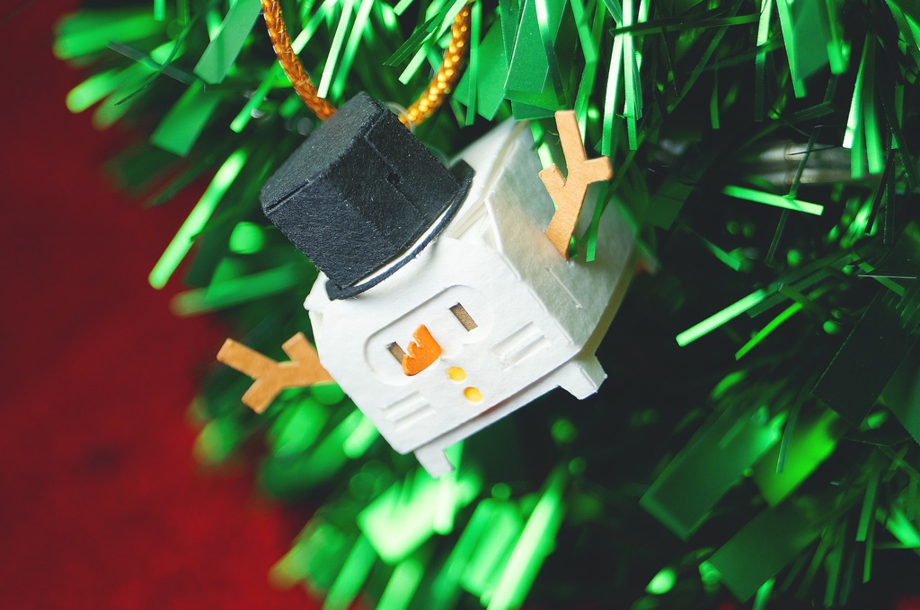 【セットB】はこねこオーナメント4種セット 【ホワイトクリスマス】