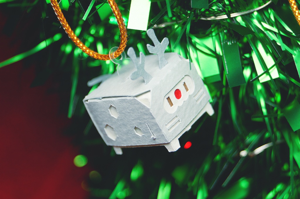 【セットB】はこねこオーナメント4種セット 【ホワイトクリスマス】