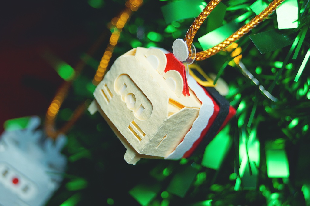 【セットB】はこねこオーナメント4種セット 【ホワイトクリスマス】