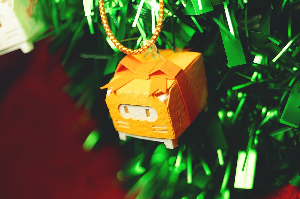 【Aセット】はこねこオーナメント4種セット 【ハッピークリスマス】