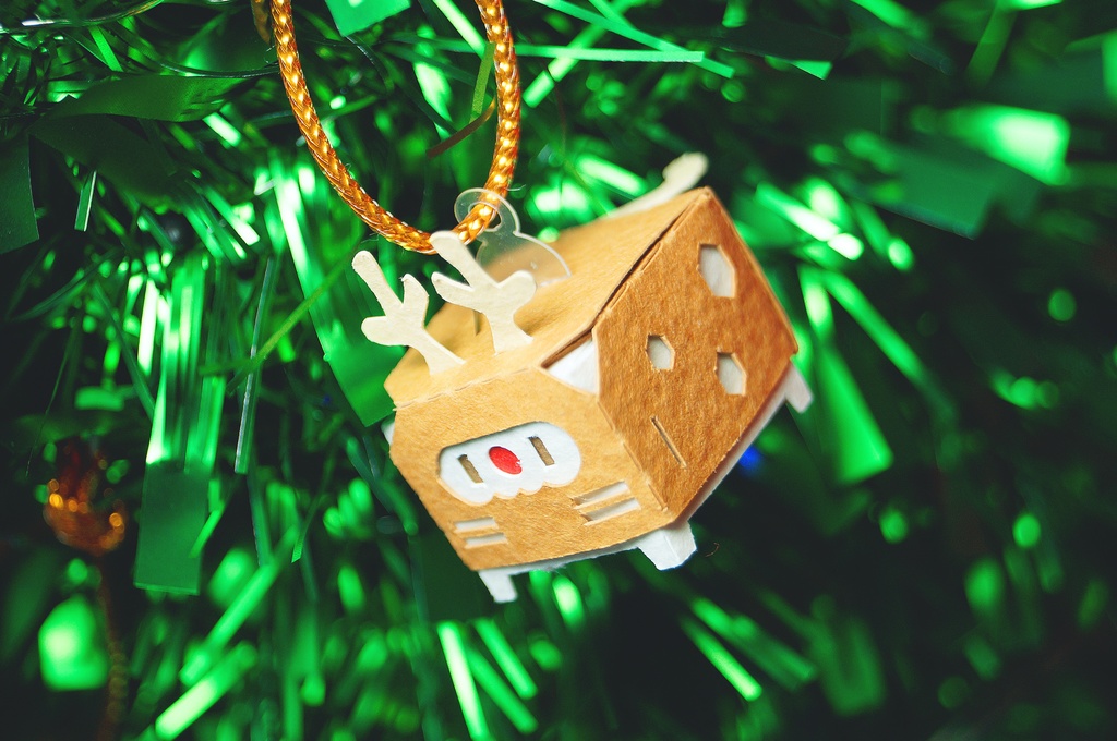 【Aセット】はこねこオーナメント4種セット 【ハッピークリスマス】