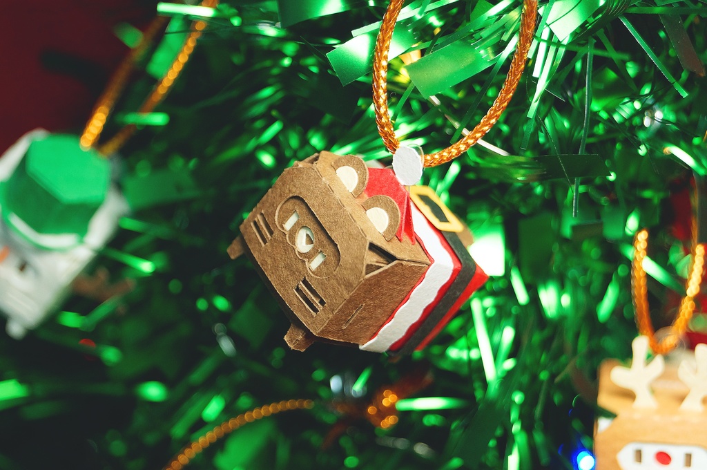 【Aセット】はこねこオーナメント4種セット 【ハッピークリスマス】