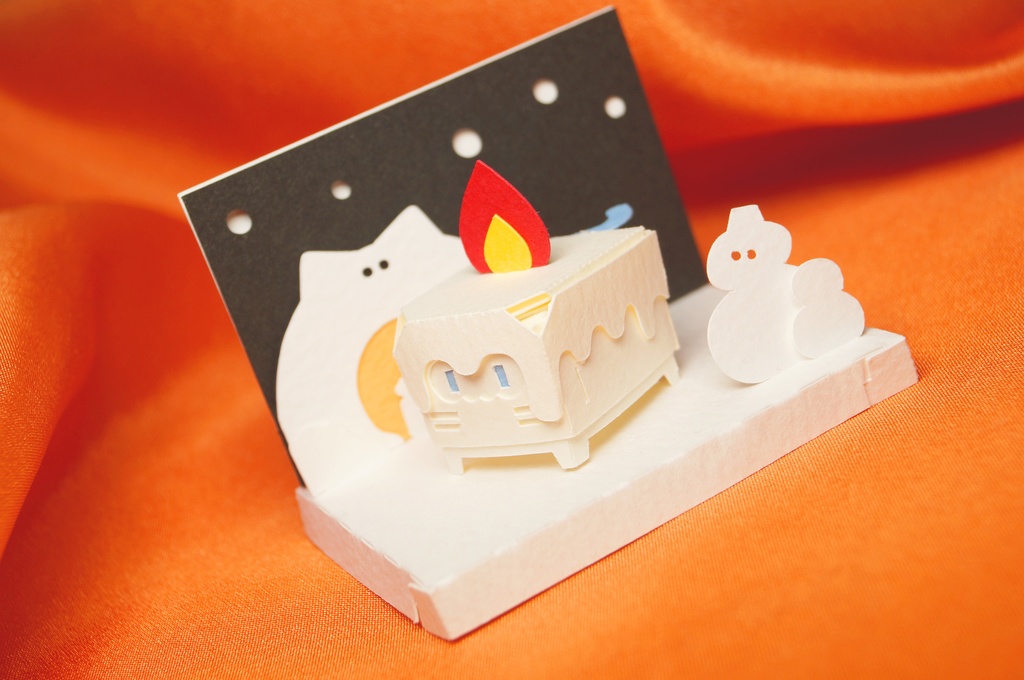 はこねこ キャンドル しろ