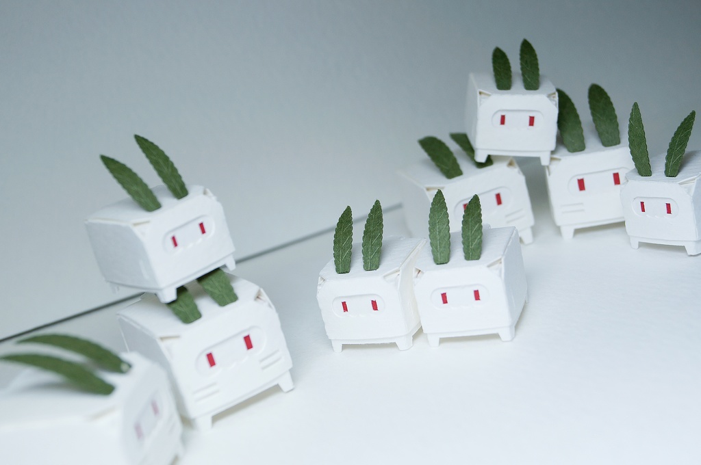 はこねこ ゆきうさぎのおやこ