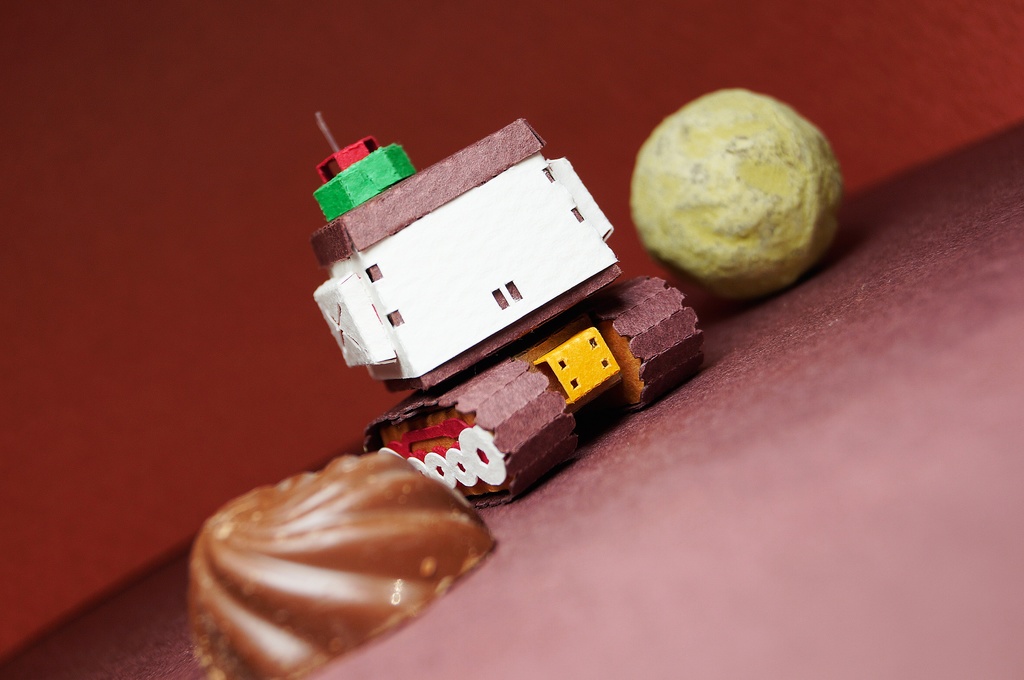 【プリン戦車型ペーパークラフト】プリタン NO.2