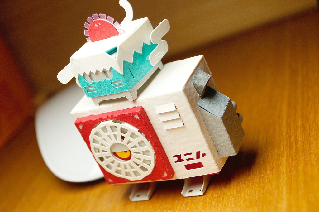 【室外機ペーパークラフト】ユニト 伊-006