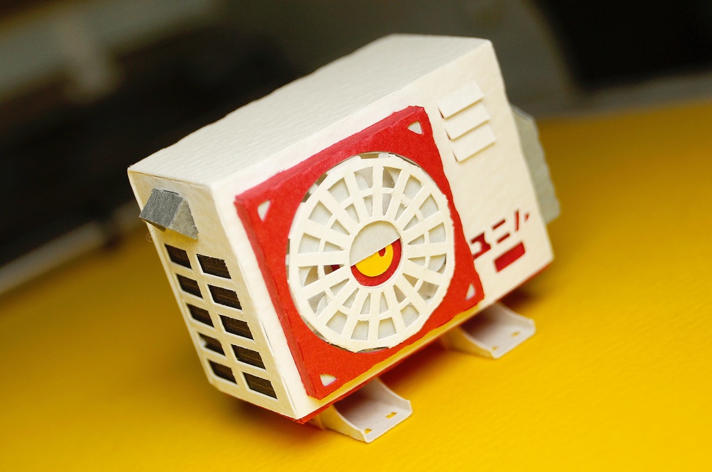 【室外機ペーパークラフト】ユニト 伊-006