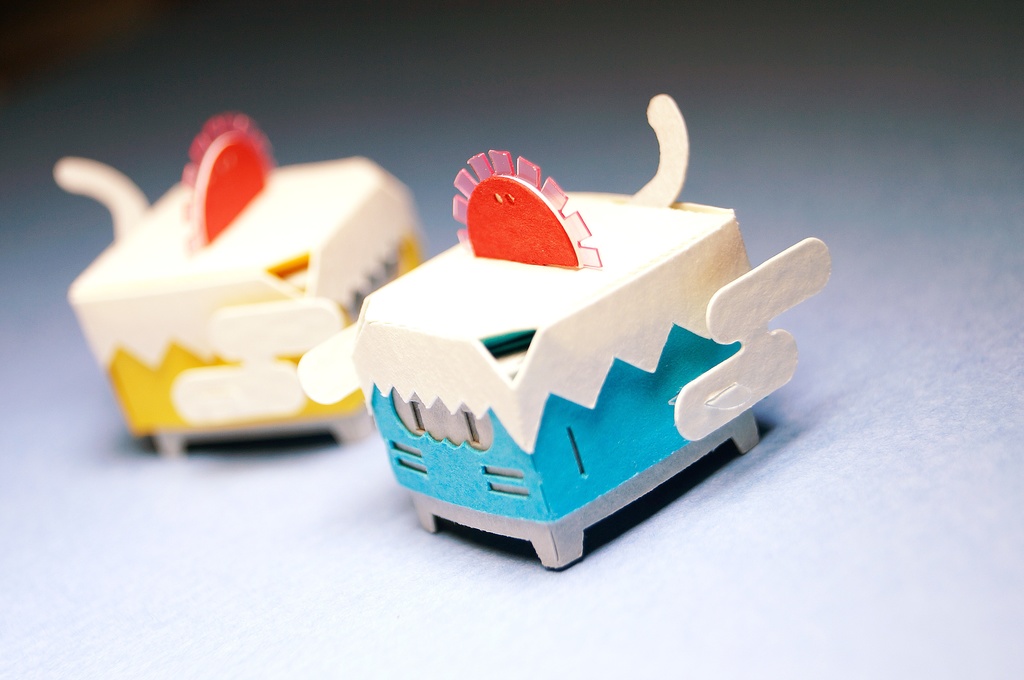 はこねこ ふじさん あお