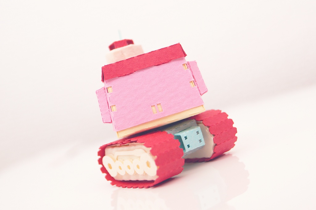 【プリン戦車型ペーパークラフト】プリタン NO.3