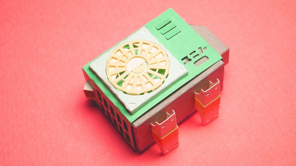 【室外機ペーパークラフト】ユニト 伊-007