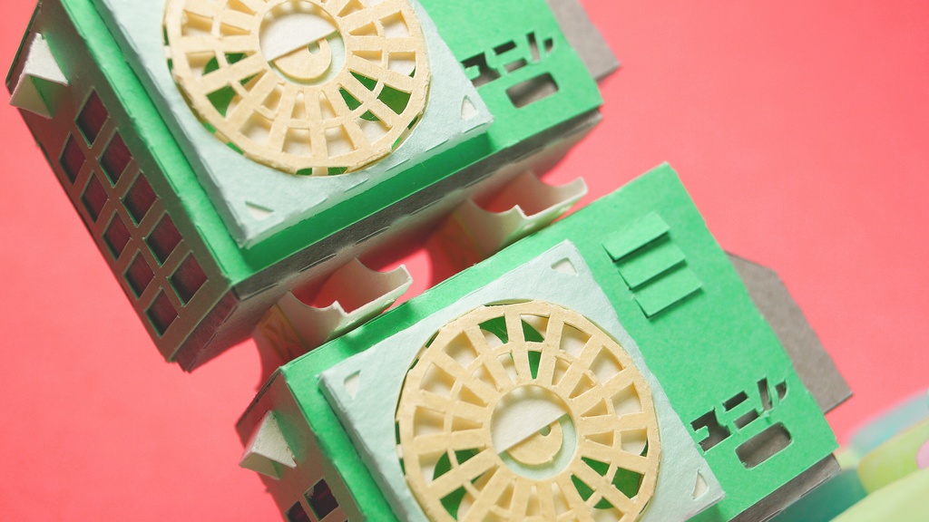 【室外機ペーパークラフト】ユニト 伊-007