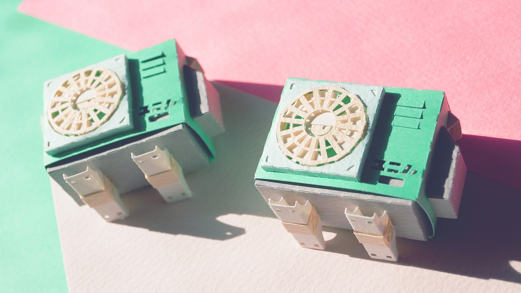 【室外機ペーパークラフト】ユニト 伊-007