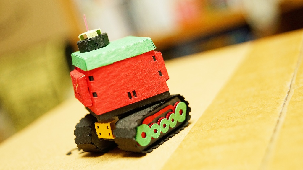 【プリン戦車型ペーパークラフト】プリタン NO.5