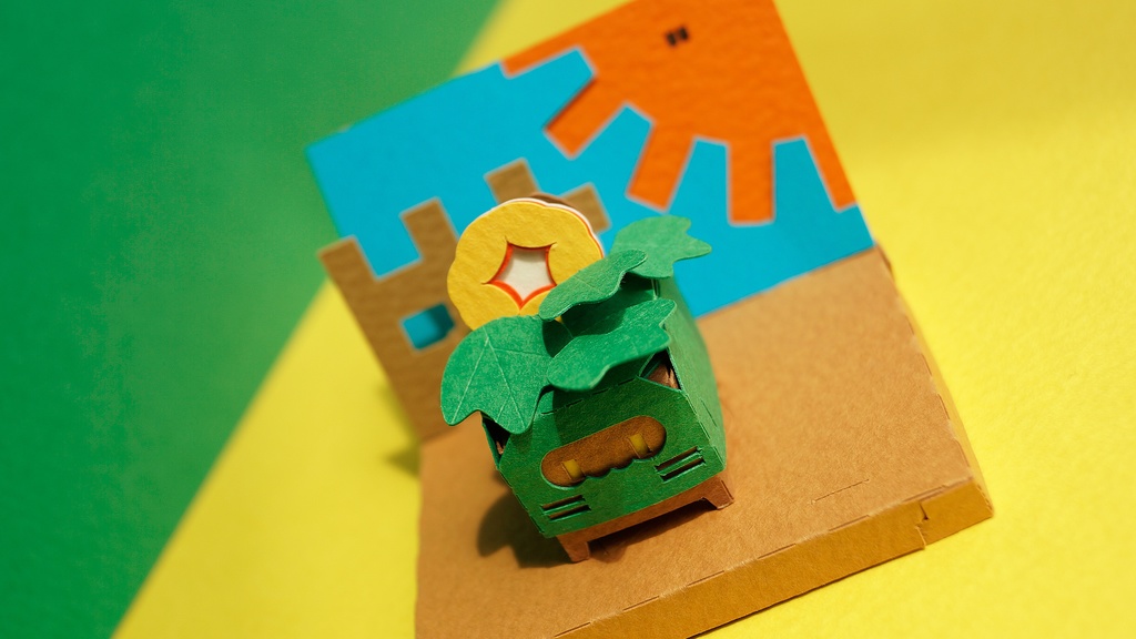 はこねこ あさがお きいろ