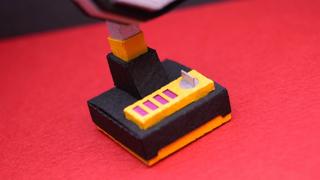 【扇風機ペーパークラフト】プーキィ 002