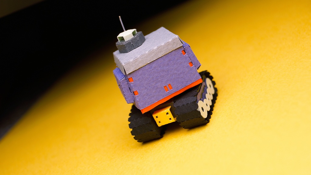 【プリン戦車型ペーパークラフト】プリタン NO.6