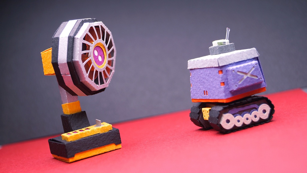 【プリン戦車型ペーパークラフト】プリタン NO.6