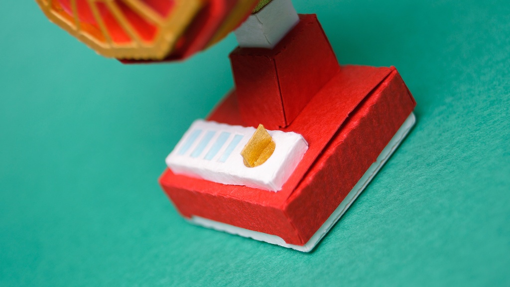 【扇風機ペーパークラフト】プーキィ 003