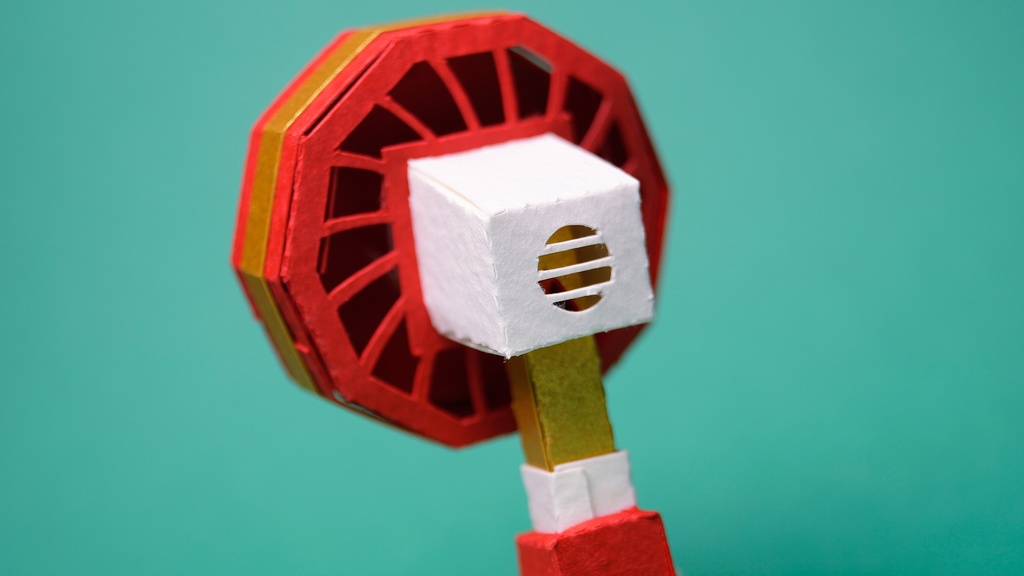 【扇風機ペーパークラフト】プーキィ 003