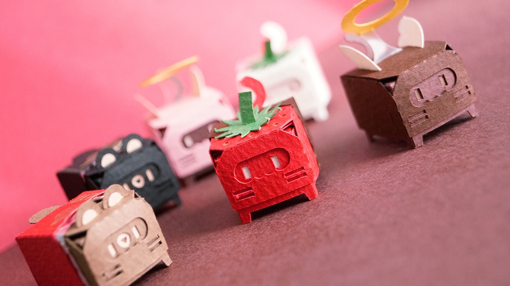 はこねこ チョコがけいちご