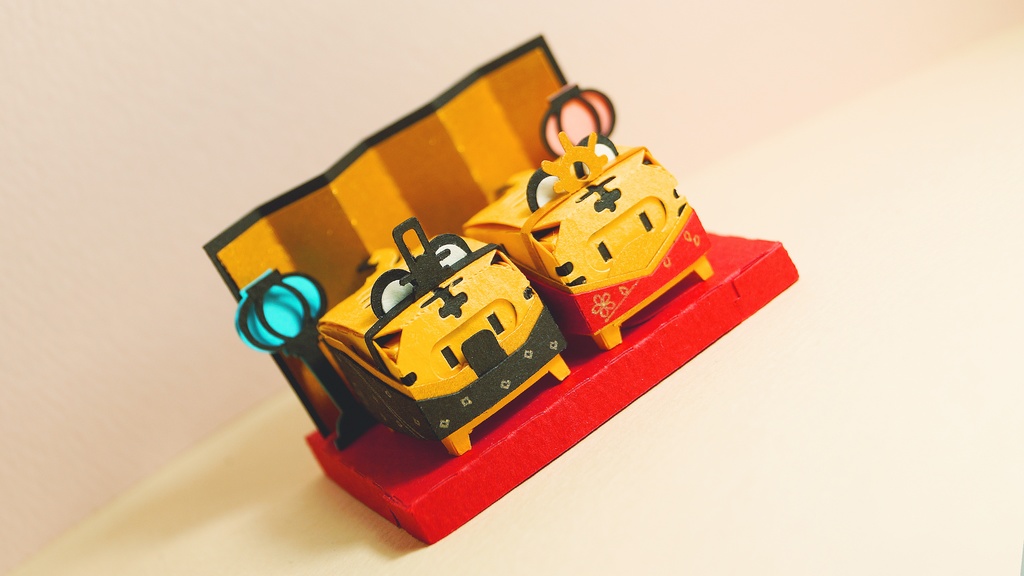 はこねこ ひなまつり とら