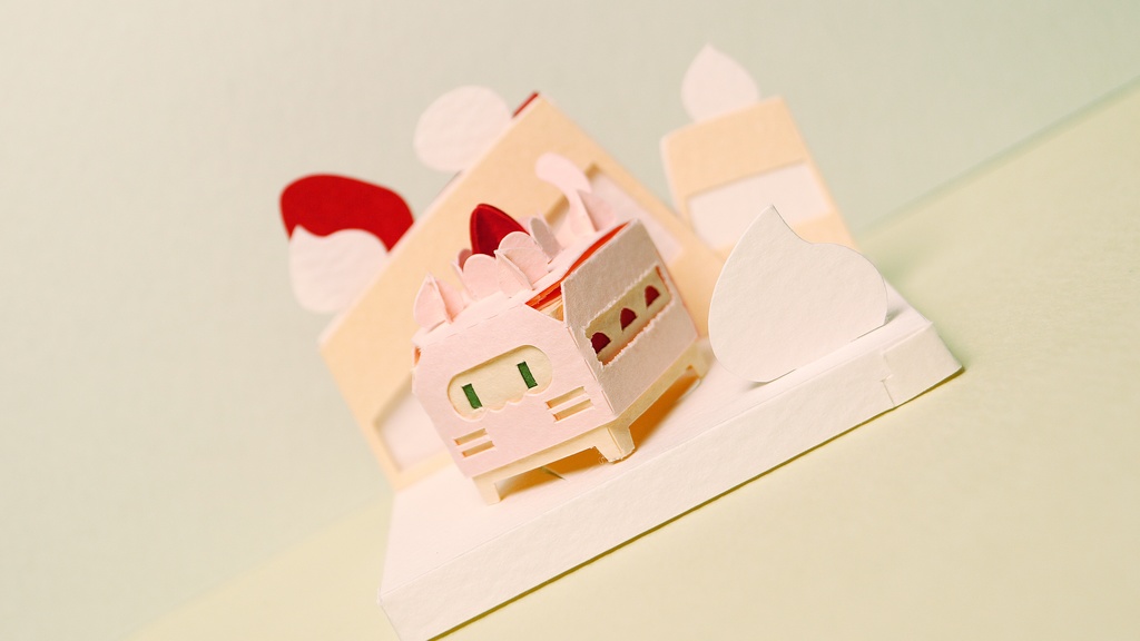 はこねこ ケーキ いちご