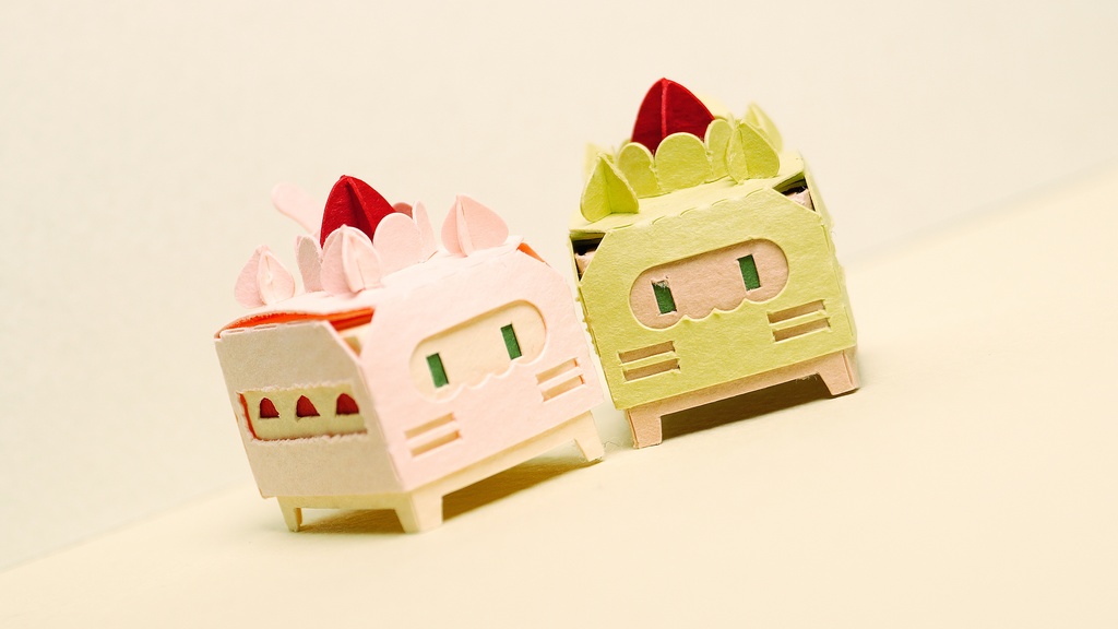 はこねこ ケーキ いちご