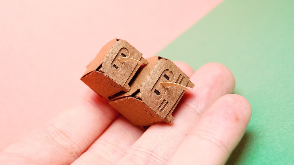 はこねこ キーウィのおやこ