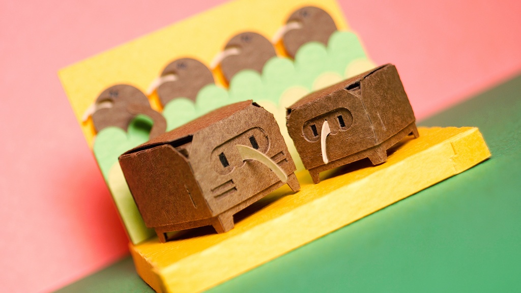 はこねこ キーウィのおやこ