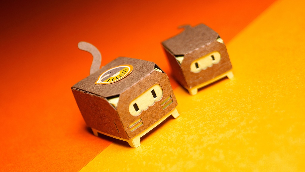 はこねこ キウイのおやこ