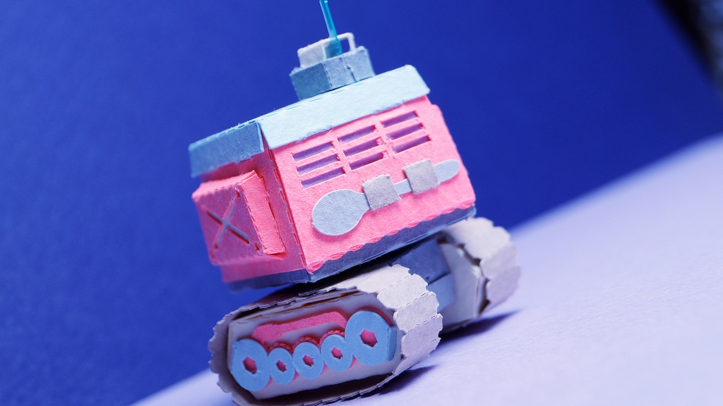 【プリン戦車型ペーパークラフト】プリタン NO.7