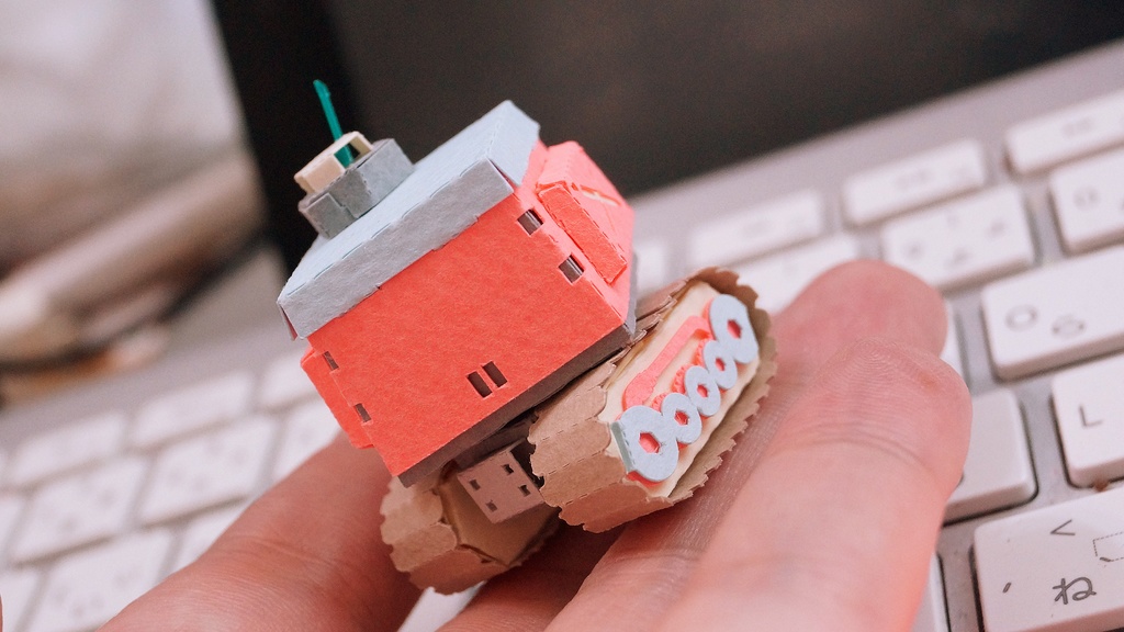 【プリン戦車型ペーパークラフト】プリタン NO.7