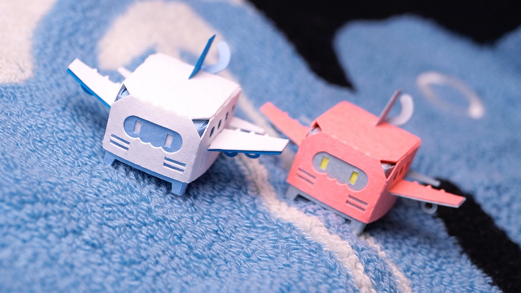 はこねこ ひこうき ピンク