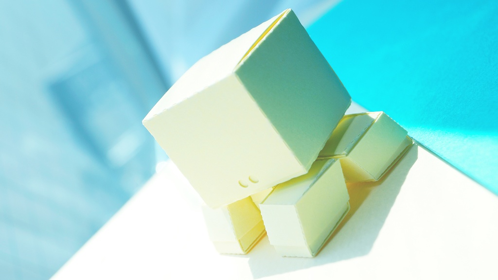 もヴゅ NO.3【ギモーヴ型ペーパークラフト】