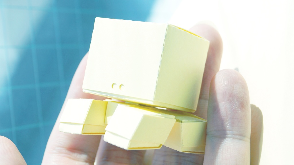 もヴゅ NO.3【ギモーヴ型ペーパークラフト】