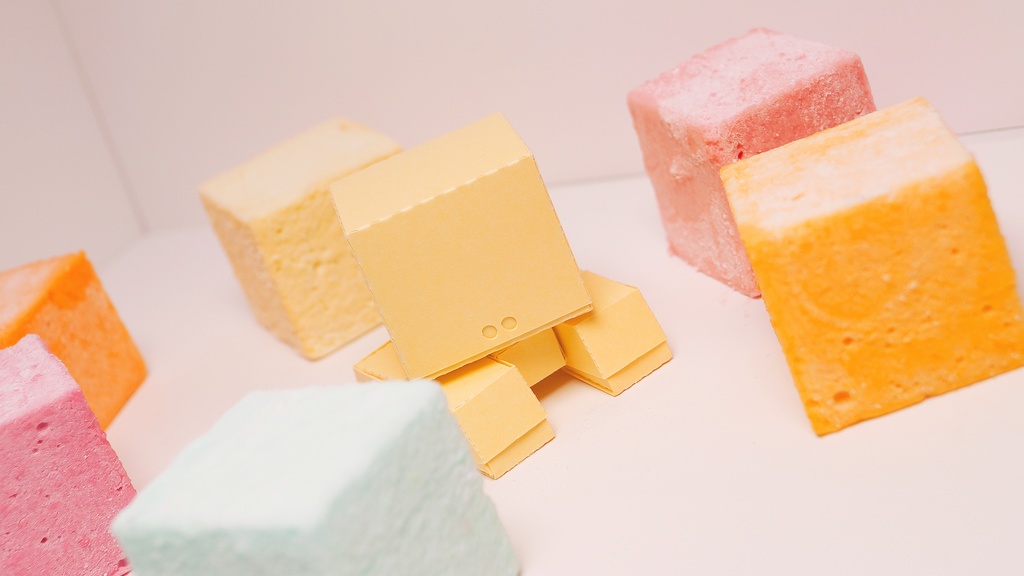 もヴゅ NO.3【ギモーヴ型ペーパークラフト】