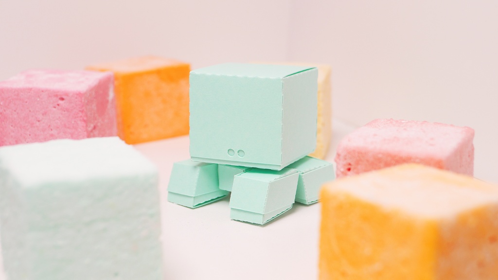 もヴゅ NO.2【ギモーヴ型ペーパークラフト】