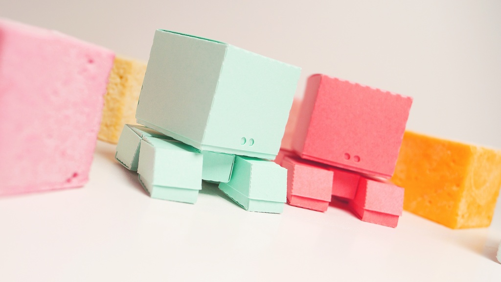 もヴゅ NO.2【ギモーヴ型ペーパークラフト】