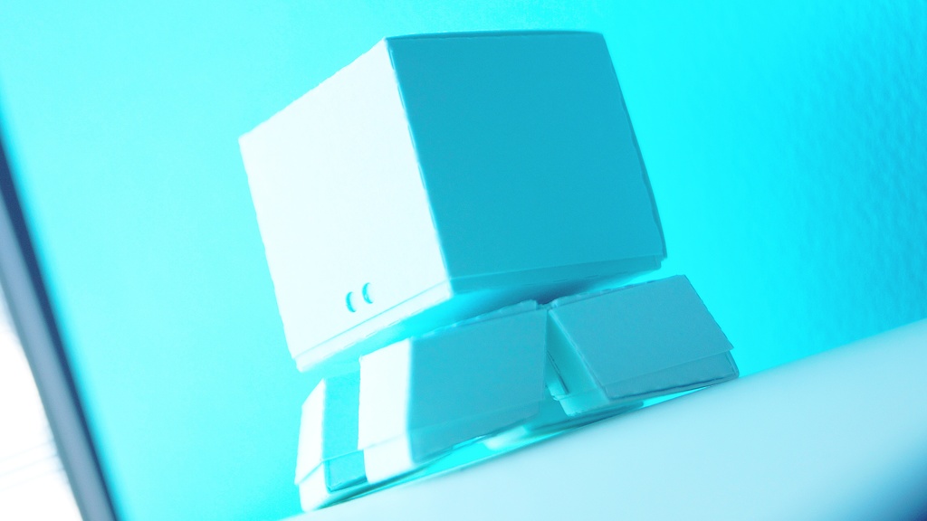 もヴゅ NO.2【ギモーヴ型ペーパークラフト】