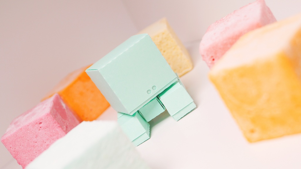 もヴゅ NO.2【ギモーヴ型ペーパークラフト】