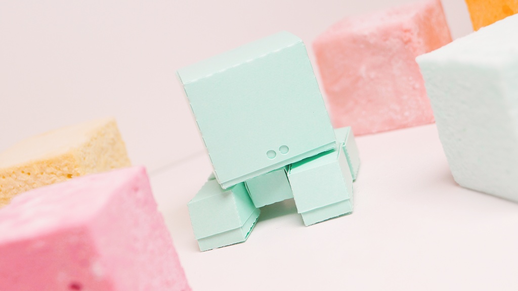 もヴゅ NO.2【ギモーヴ型ペーパークラフト】