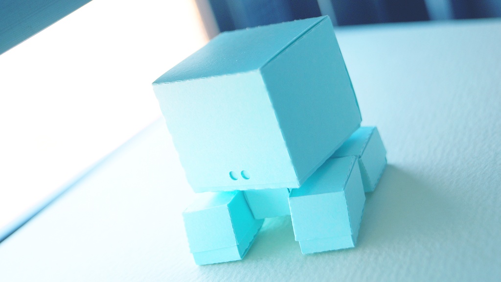 もヴゅ NO.2【ギモーヴ型ペーパークラフト】