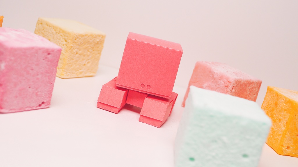 もヴゅ NO.1【ギモーヴ型ペーパークラフト】