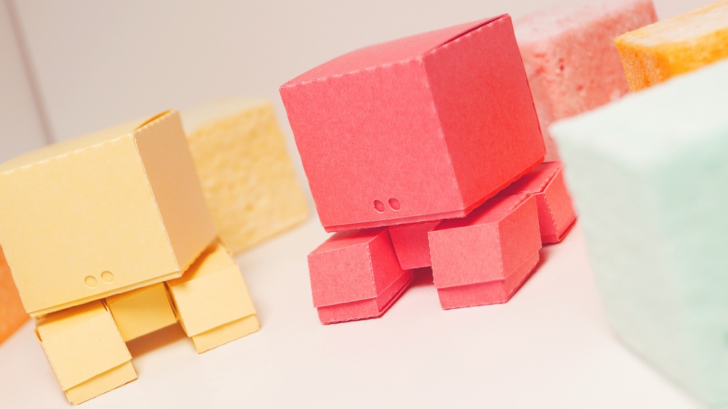 もヴゅ NO.1【ギモーヴ型ペーパークラフト】