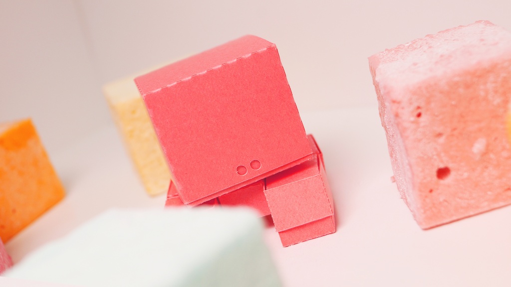 もヴゅ NO.1【ギモーヴ型ペーパークラフト】