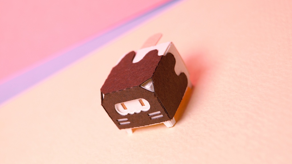 はこねこ アイス チョコがけバニラ