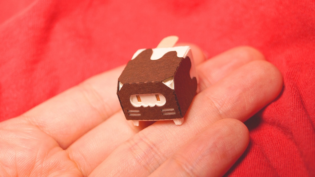 はこねこ アイス チョコがけバニラ