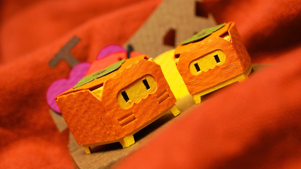 はこねこ かきのおやこ