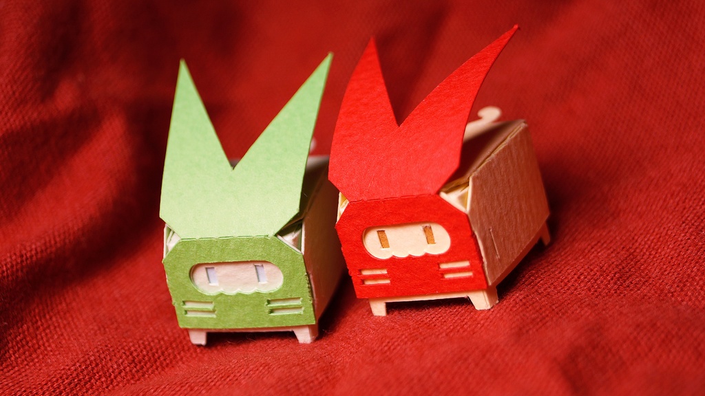 はこねこ りんごのうさぎ