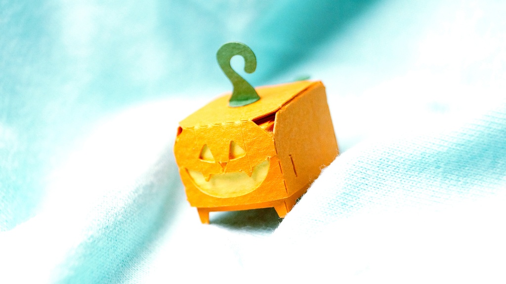 はこねこ ジャック・オ・ランタン オレンジ